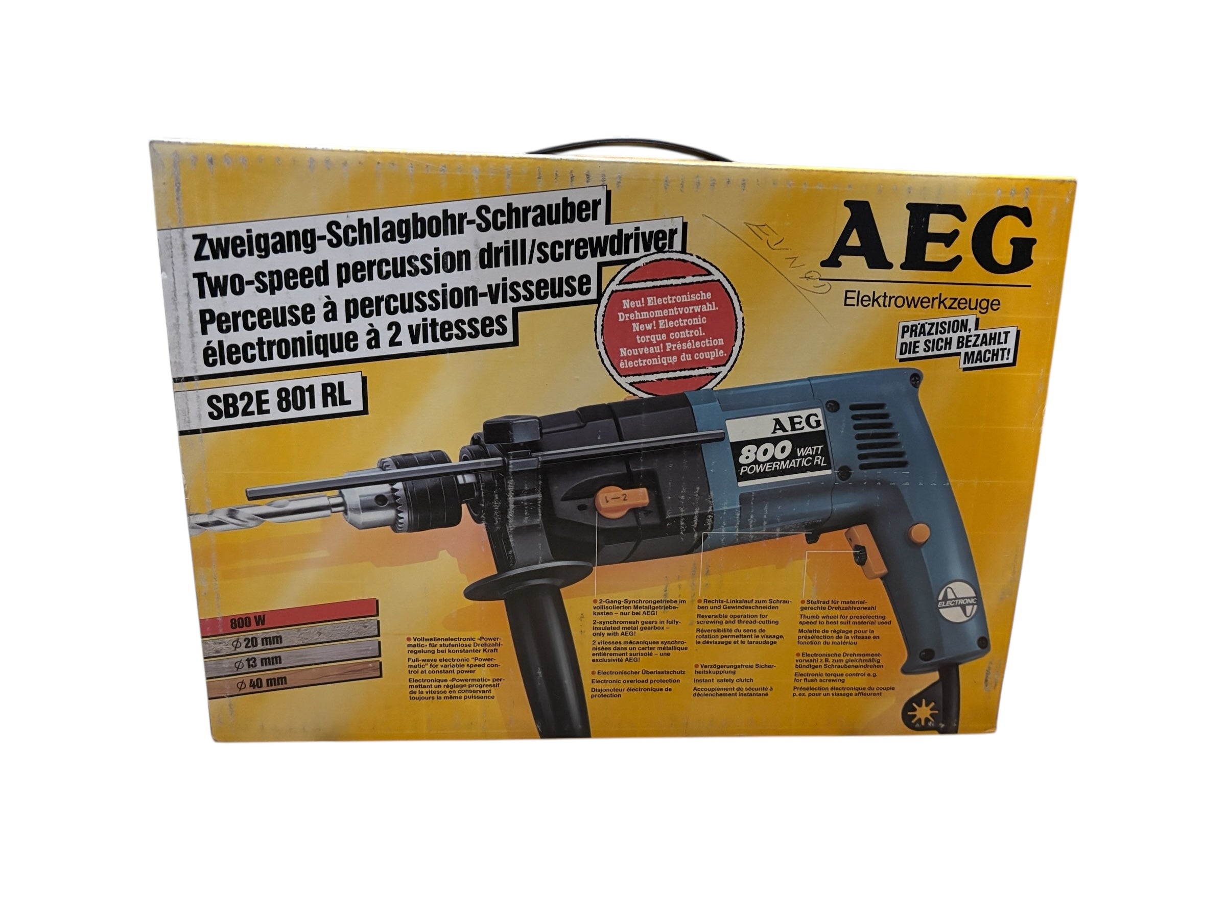 Taladro AEG SB2E- 801 RL