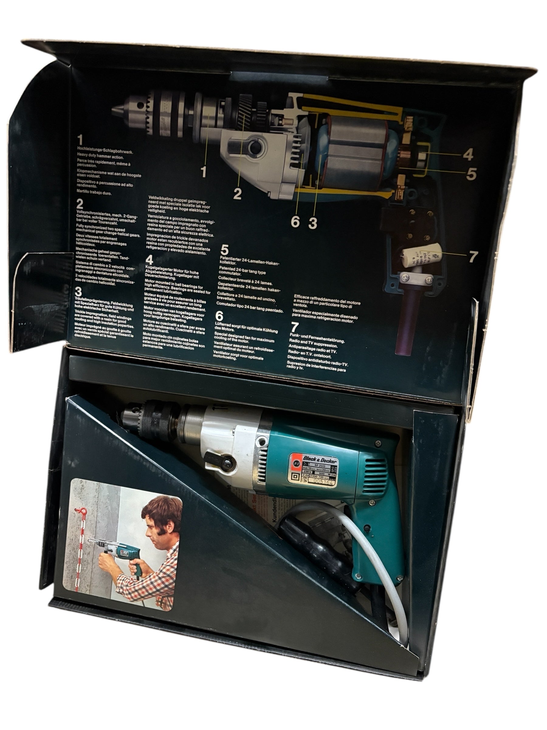 Taladro Black & Decker SP 2513